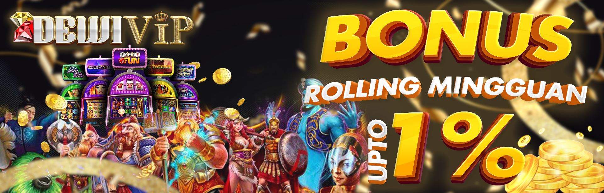 BONUS ROLLINGAN SLOT DEWIVIP